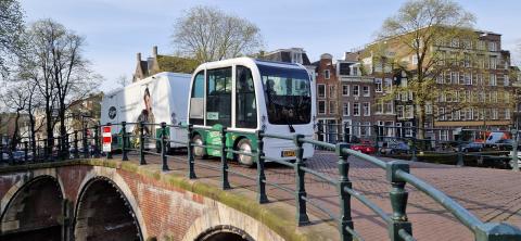 Sligro tests Solar City Train in Amsterdam